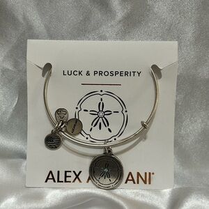 Alex and Ani Silver Sand Dollar Bracelet